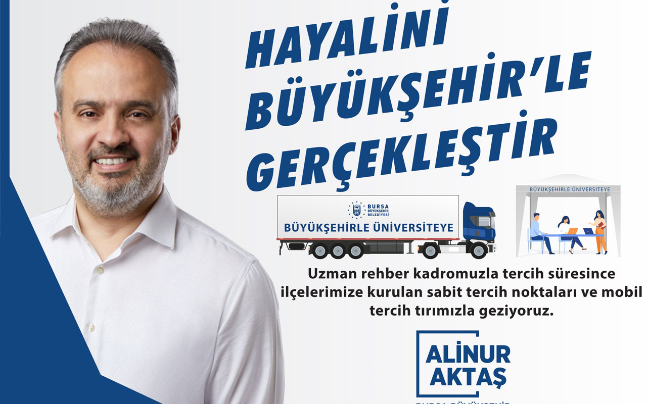 Bursa Büyükşehir’den adaylara ‘tercih’ desteği