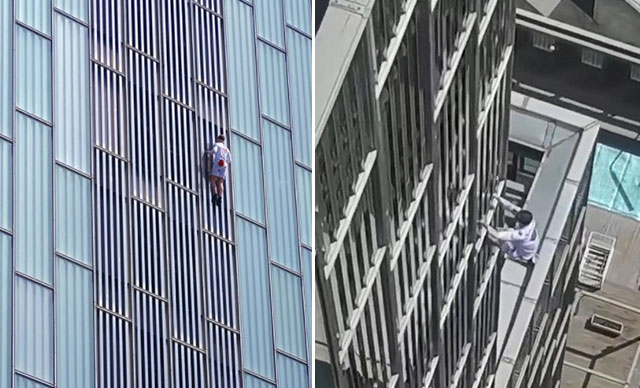 İngiliz serbest tırmanıcı güvenlik önlemi olmadan 116 metrelik otele tırmandı