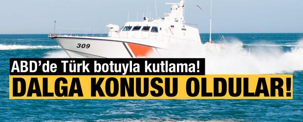 ABD Sahil Güvenlik Komutanlığı'nın yıl dönümünü Türk botuyla kutlayınca dalga konusu oldu