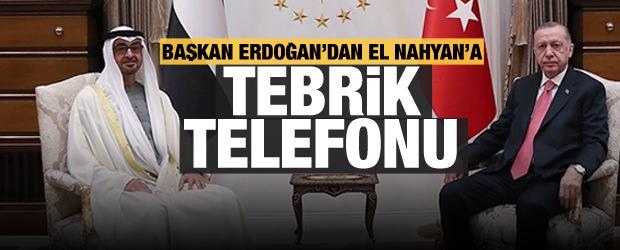 Cumhurbaşkanı Erdoğan, Muhammed Bin Zayed El Nahyan ile telefonda görüştü