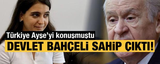 Devlet Bahçeli Türkiye'yi ağlatan Ayşe Sabancalı'yı yalnız bırakmadı