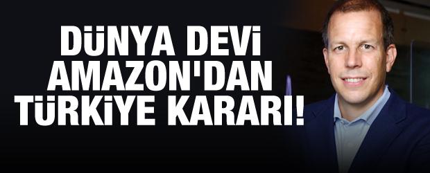 Dünya devi Amazon'dan Türkiye kararı!