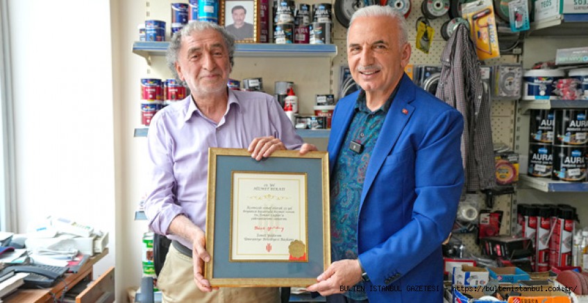 EMEK DOLU 51 YILA BAŞKAN YILDIRIM’DAN HİZMET BERATI