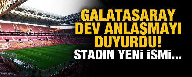 Galatasaray'ın yeni stat sponsoru Nef oldu