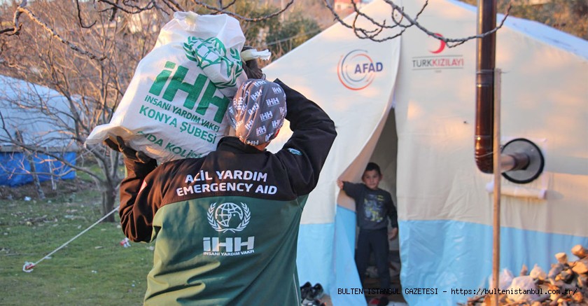 İHH, 7 Bin 21 Gönüllüsü ile Deprem Bölgelerinde Hizmet Veriyor