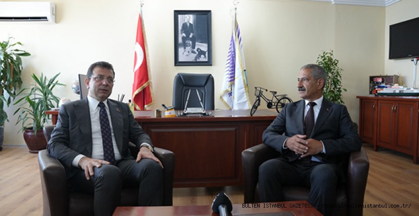 İMAMOĞLU’NDAN ADALAR BELEDİYE BAŞKANI AKPOLAT’A ZİYARET