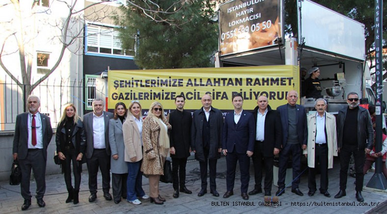 İYİ Parti Ataşehir’de şehitler için lokma dağıttı ve mevlit okuttu