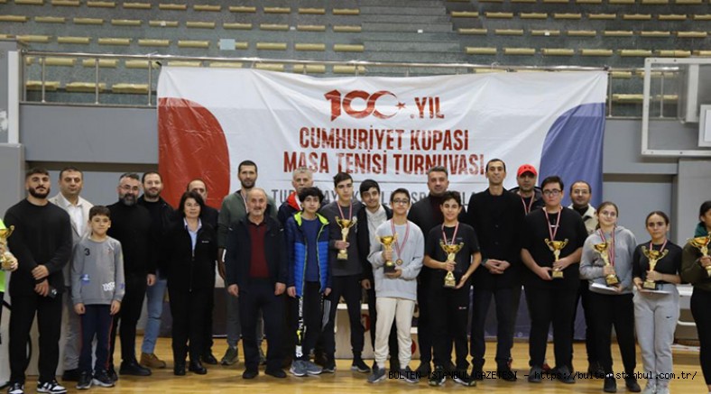 Kartal Belediyesi’nden Cumhuriyet’in 100. Yılına Özel Masa Tenisi Turnuvası