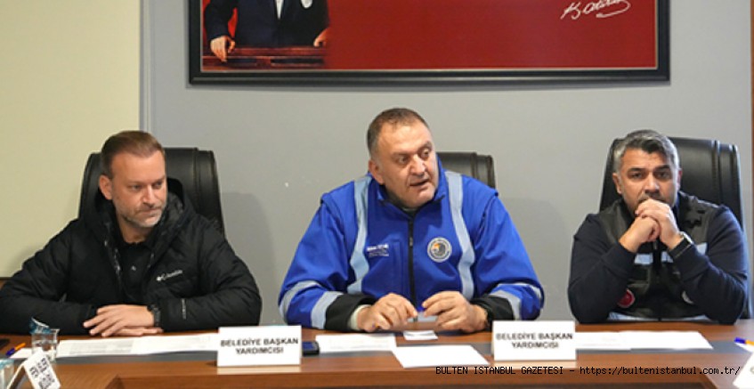 KARTAL BELEDİYESİ YOĞUN YAĞIŞLARA KARŞI ALARMA GEÇTI