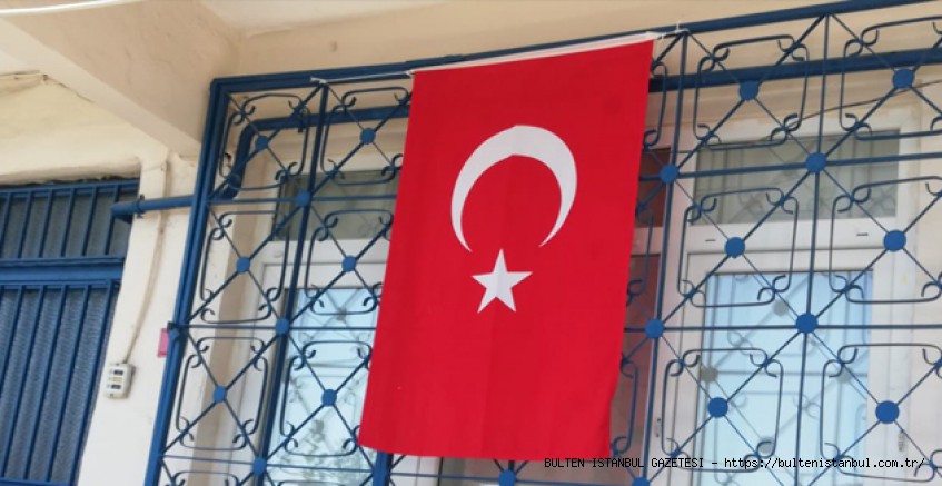 KARTAL KIRMIZI BEYAZ RENKLERE BÜRÜNDÜ
