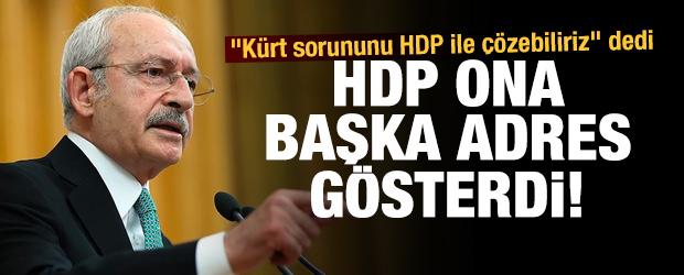 Kılıçdaroğlu'nun "Kürt sorununu HDP ile çözebiliriz" sözlerine yanıt