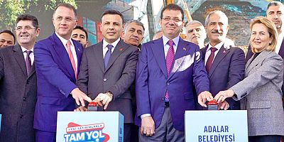 ADALAR BELEDİYESİ’NİN YENİ BİNASININ TEMELİNİ ATTI