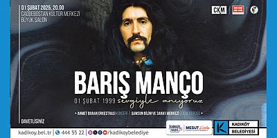 BARIŞ MANÇO, KADIKÖY’DE ANILACAK