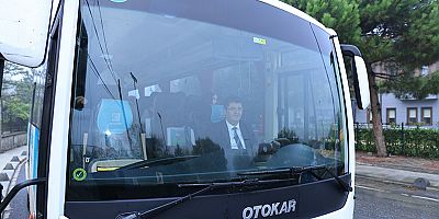BAŞKAN ÇERKEZ, ÖĞRENCİ SERVİS ŞOFÖRLÜĞÜ YAPTI
