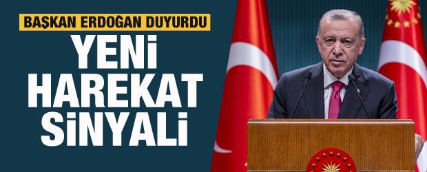 Başkan Erdoğan açıkladı! Yeni harekat sinyali