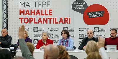 BAŞKAN KÖYMEN, KÜÇÜKYALI SAKİNLERİYLE BULUŞTU