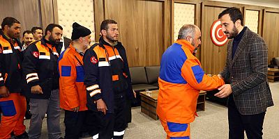 BAŞKAN ÖZDEMİR, BAĞKUT'A TEŞEKKÜR ETTİ