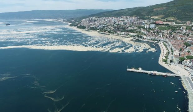 Bursa Gemlik Körfezi'ni lodos temizledi!