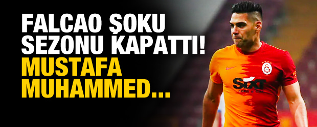 Galatasaray'da büyük sürpriz! Falcao yok Mohamed var...