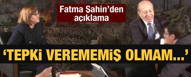 Gaziantep Büyükşehir Belediye Başkanı Fatma Şahin'den Muharrem Sarıkaya açıklaması