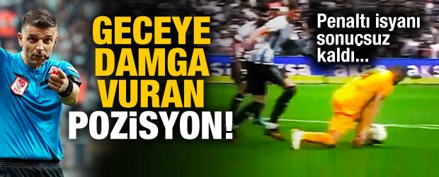 Geceye damga vuran pozisyon! Beşiktaş'tan penaltı tepkisi
