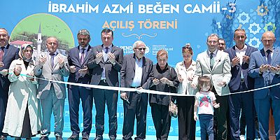 “İBRAHİM AZMİ BEĞEN CAMİİ-3” DUALARLA İBADETE AÇILDI