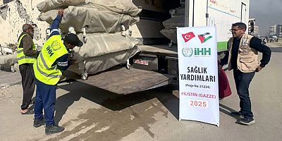 İHH'NIN GAZZE'YE SAĞLIK YARDIMLARI SÜRÜYOR