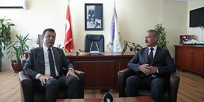 İMAMOĞLU’NDAN ADALAR BELEDİYE BAŞKANI AKPOLAT’A ZİYARET