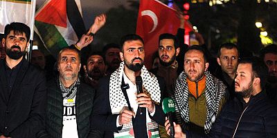 İşgalci İsrail Türkiye Genelinde Protesto Edildi