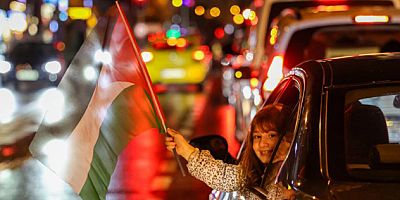 İSTANBUL’DA, GAZZE’YE DESTEK İÇİN ARAÇ KONVOYU 