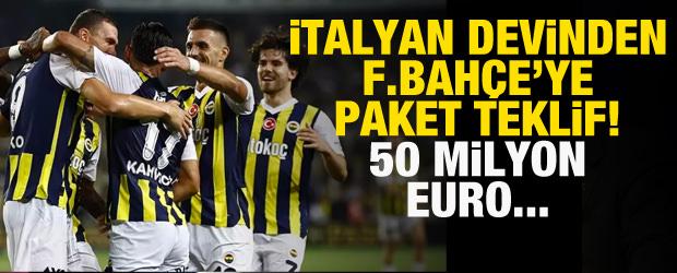 İtalyan devinden Fenerbahçe'ye paket teklif! 50 milyon euro...