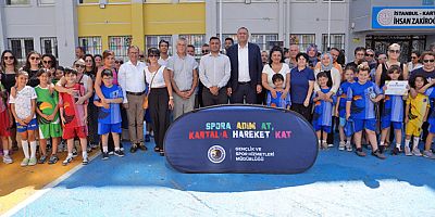 KARTAL BELEDİYESİ YAZ SPOR OKULU ÖĞRENCİLERİ SERTİFİKALARINI ALD