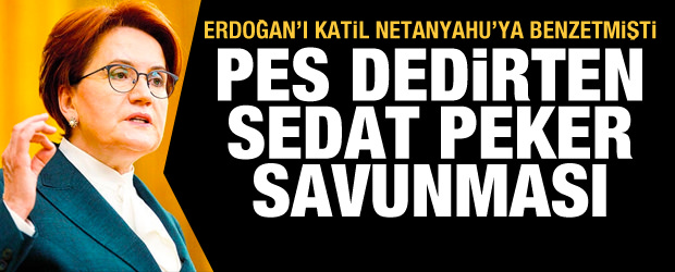 Meral Akşener'den Erdoğan-Netanyahu açıklamasına pes dedirten Sedat Peker savunması