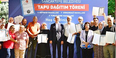 SANCAKTEPE'DE 49 HAK SAHİBİ TAPULARINA KAVUŞTU
