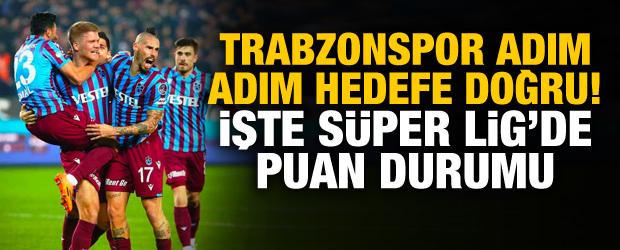 Trabzonspor adım adım hedefe doğru!