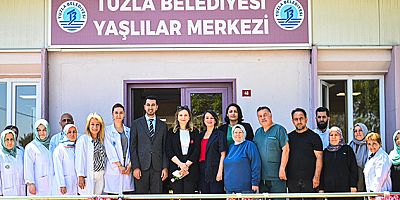 TUZLA BELEDİYE BAŞKANI BİNGÖL YAŞLILAR MERKEZİ’Nİ ZİYARET ETTİ