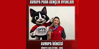 ÜMRANİYE BELEDİYESİ'NİN SPORSUCU SUDE AVRUPA İKİNCİSİ OLDU