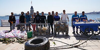 ÜSKÜDAR’DA DENİZ DİBİ TEMİZLİĞİ YAPILDI