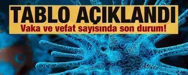 Türkiye'de koronavirüste son rakamlar! Tablo açıklandı